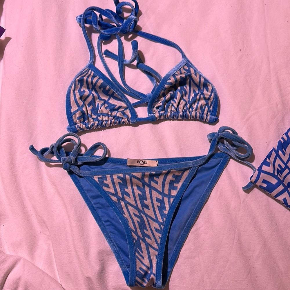 Fendi Logo Bathing suit